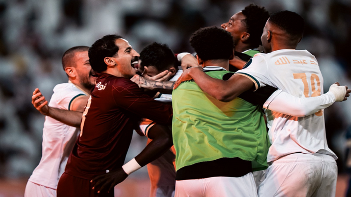 نادي الدرعية سيقابل في الموسم الجديد النصر والهلال والاتحاد بعد أن حقق حلم الصعود 2 فرحة لاعبي الدرعية