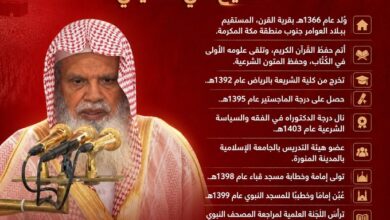 تعرف على الشيخ علي الحذيفي إمام المسجد النبوي 5 علي الحذيفي