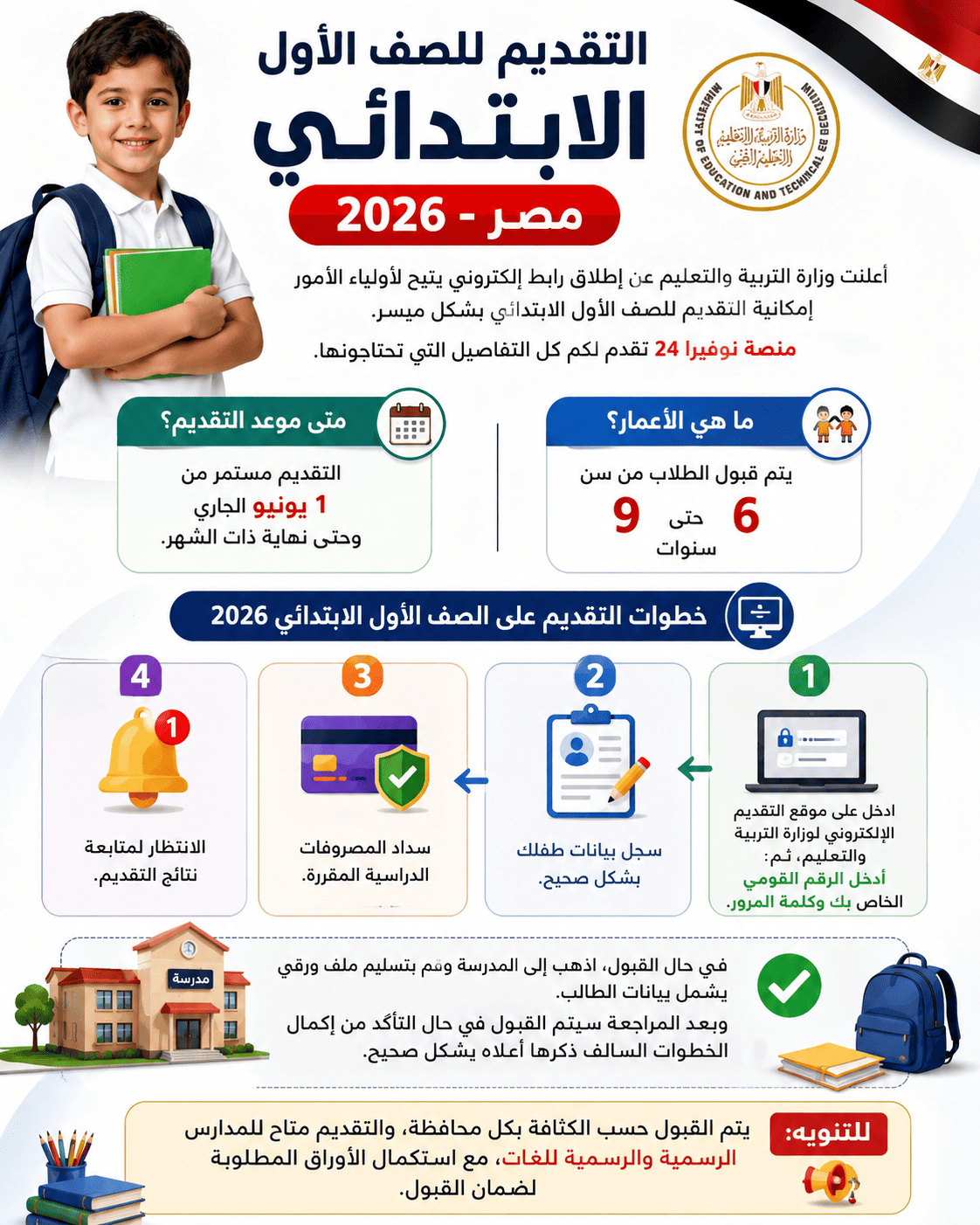رابط-تقديم-الصف-الأول-الابتدائي-2026