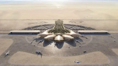 كم يبعد مطار البحر الاحمر عن جزيرة شورى؟ 2 كم يبعد مطار البحر الاحمر عن جزيرة شورى؟