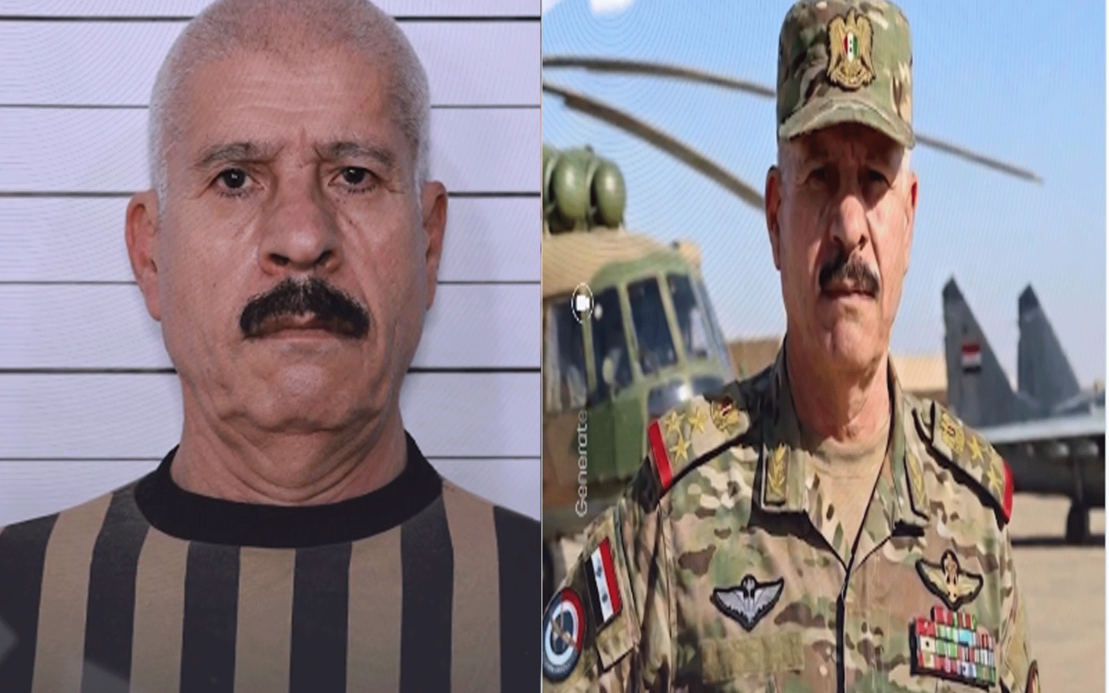التلفزيون السوري يعلن القبض على العميد الطيار زكريا محمد سنون