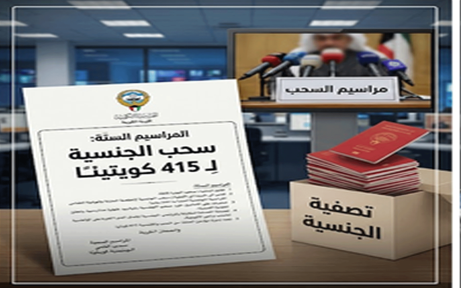 المراسيم الستة بسحب جنسية 415 كويتياً 4 المراسيم الستة بسحب جنسية 415 كويتياً