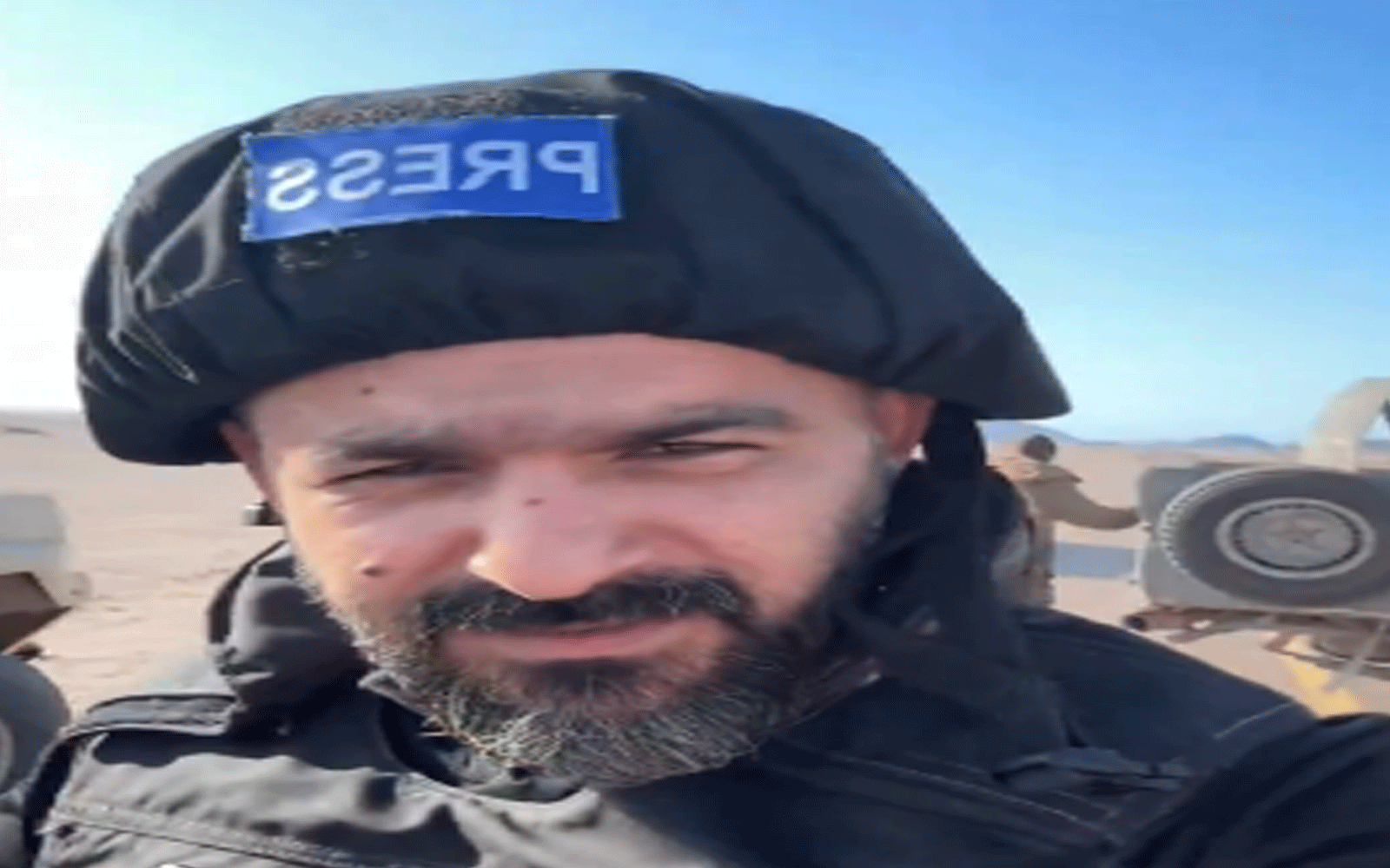 محمد الاشقر المذيع بالعربية: صاروخ حوثي يمر بجانبه أثناء التصوير 1 محمد الاشقر المذيع بالعربية