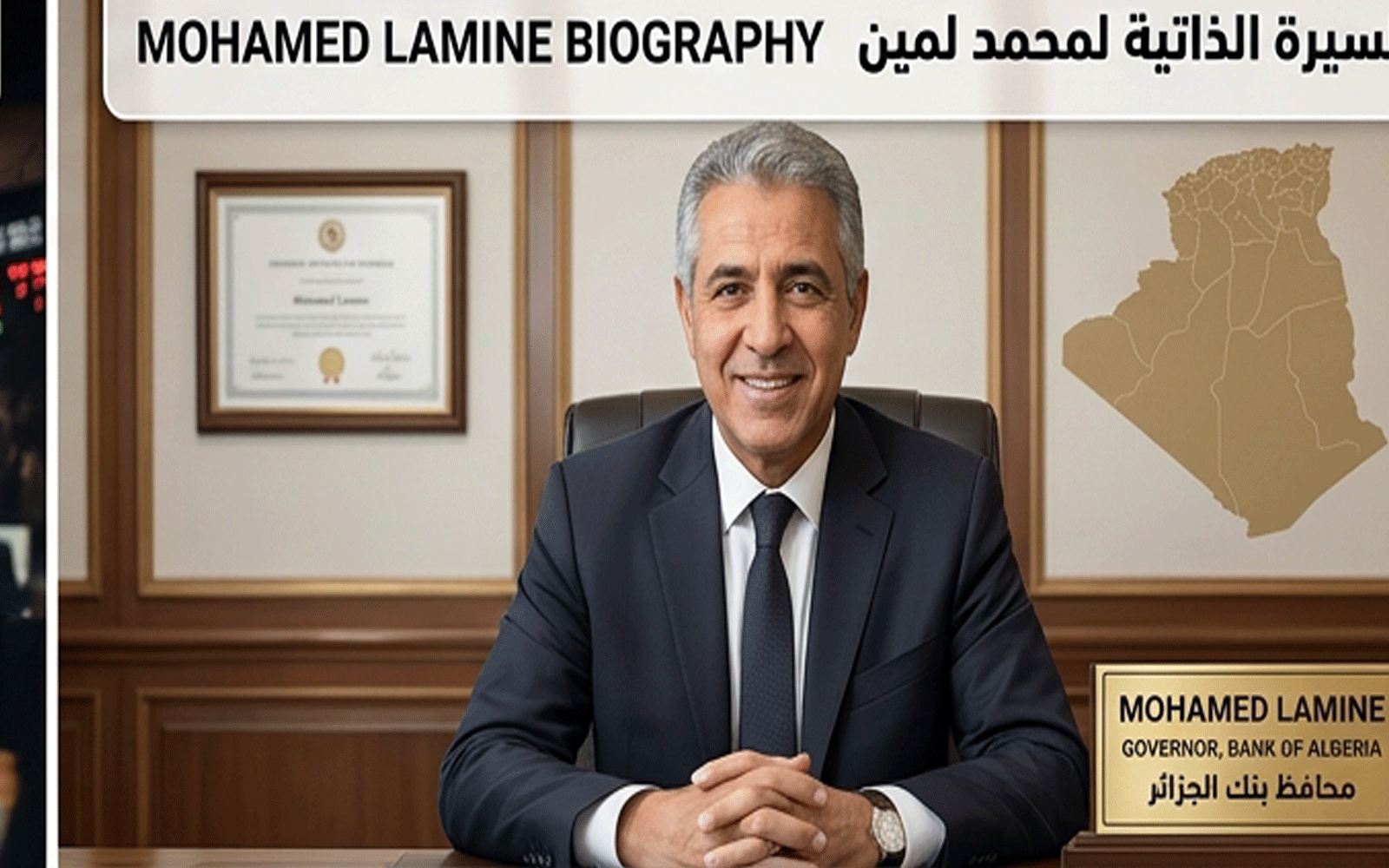 من هو محمد لمين؟ السيرة الذاتية لـ وزير المالية الجزائري 2 من هو محمد لمين