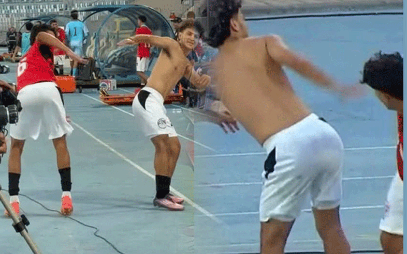 منتخب مصر للشباب والضرب على مؤخراتهم